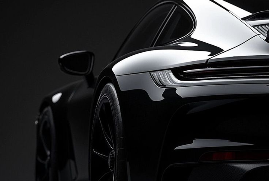 Premium car with paint protection